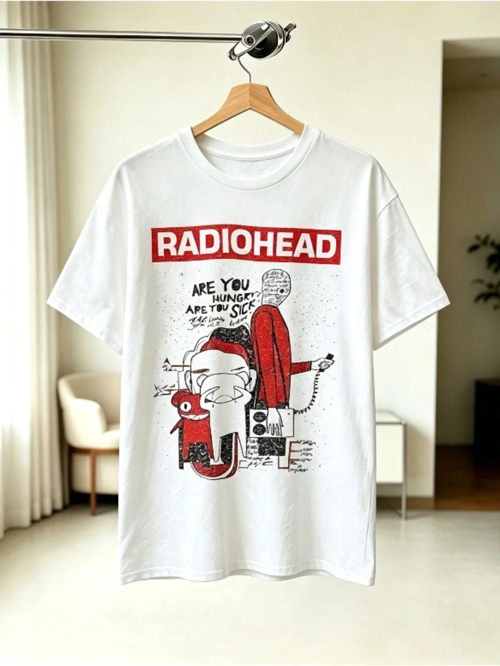 Radiohead Music 90S Shirt,90S Rock Graphic Unisex T Shirt